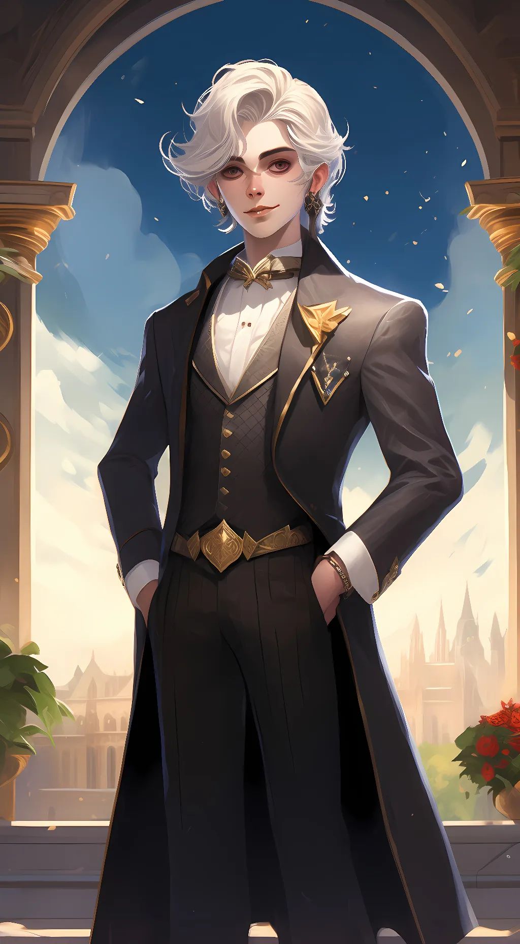 ai character: jack but a human background