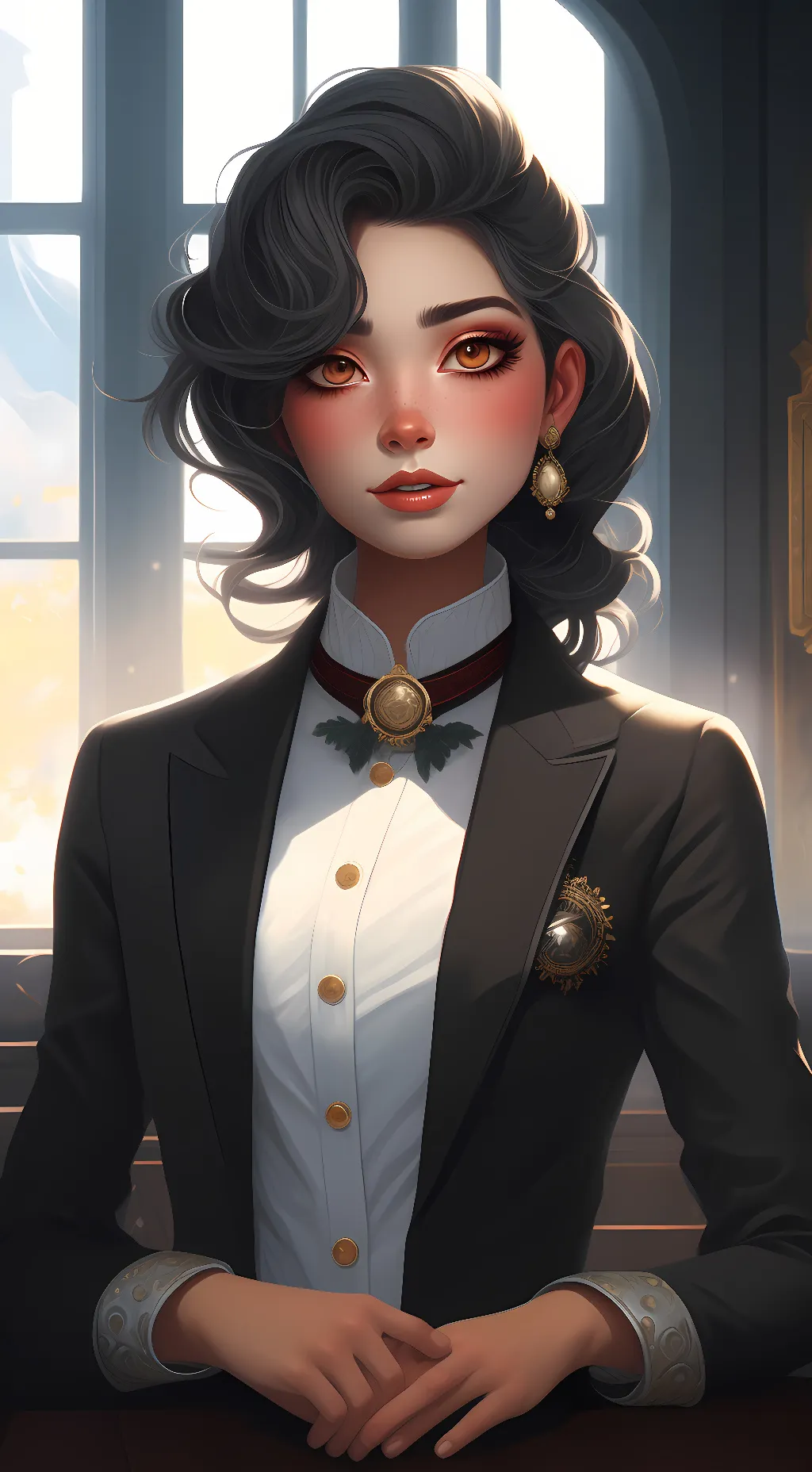 ai character: Toby the butler  background