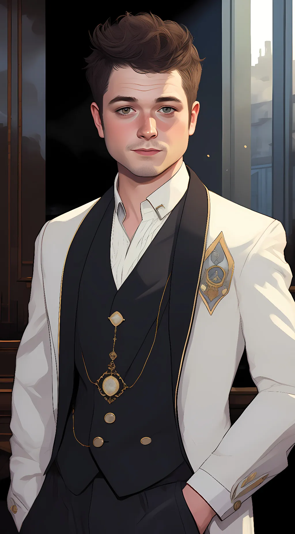 ai character: Gary 'Eggsy' Unwin background