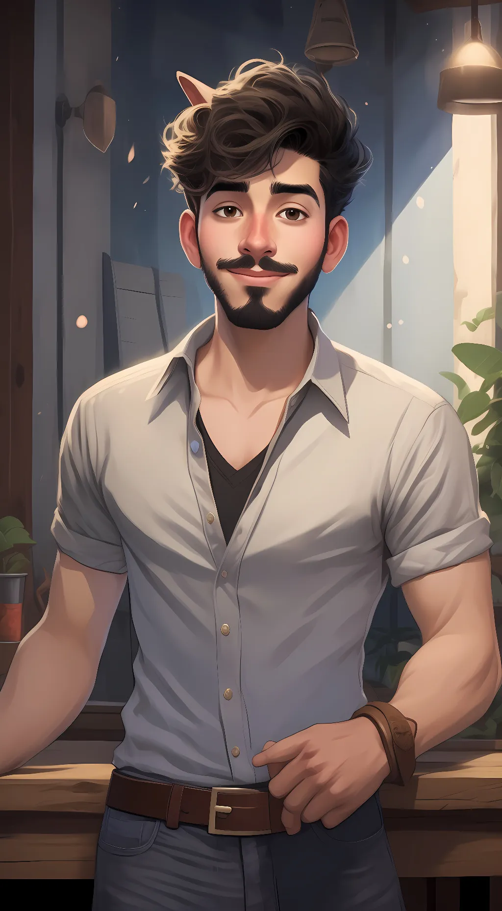 ai character: Fede vigevani background