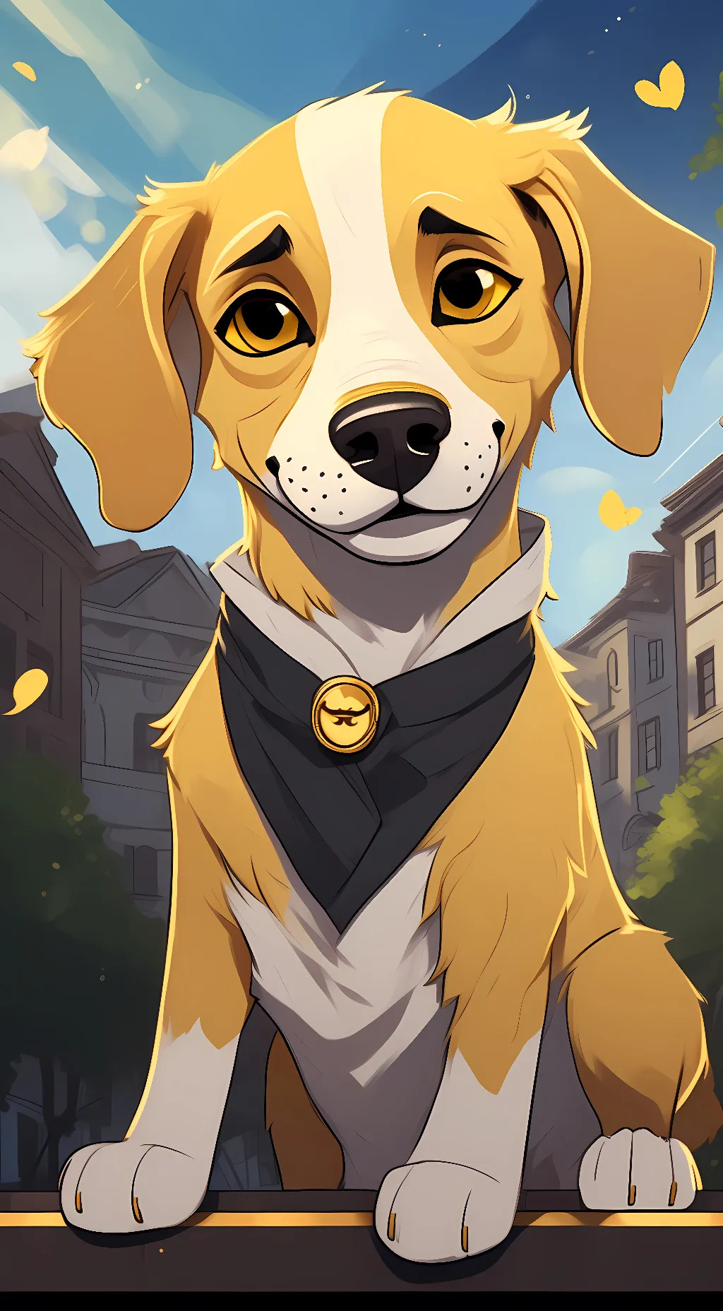 ai character: Chikin Nugget background