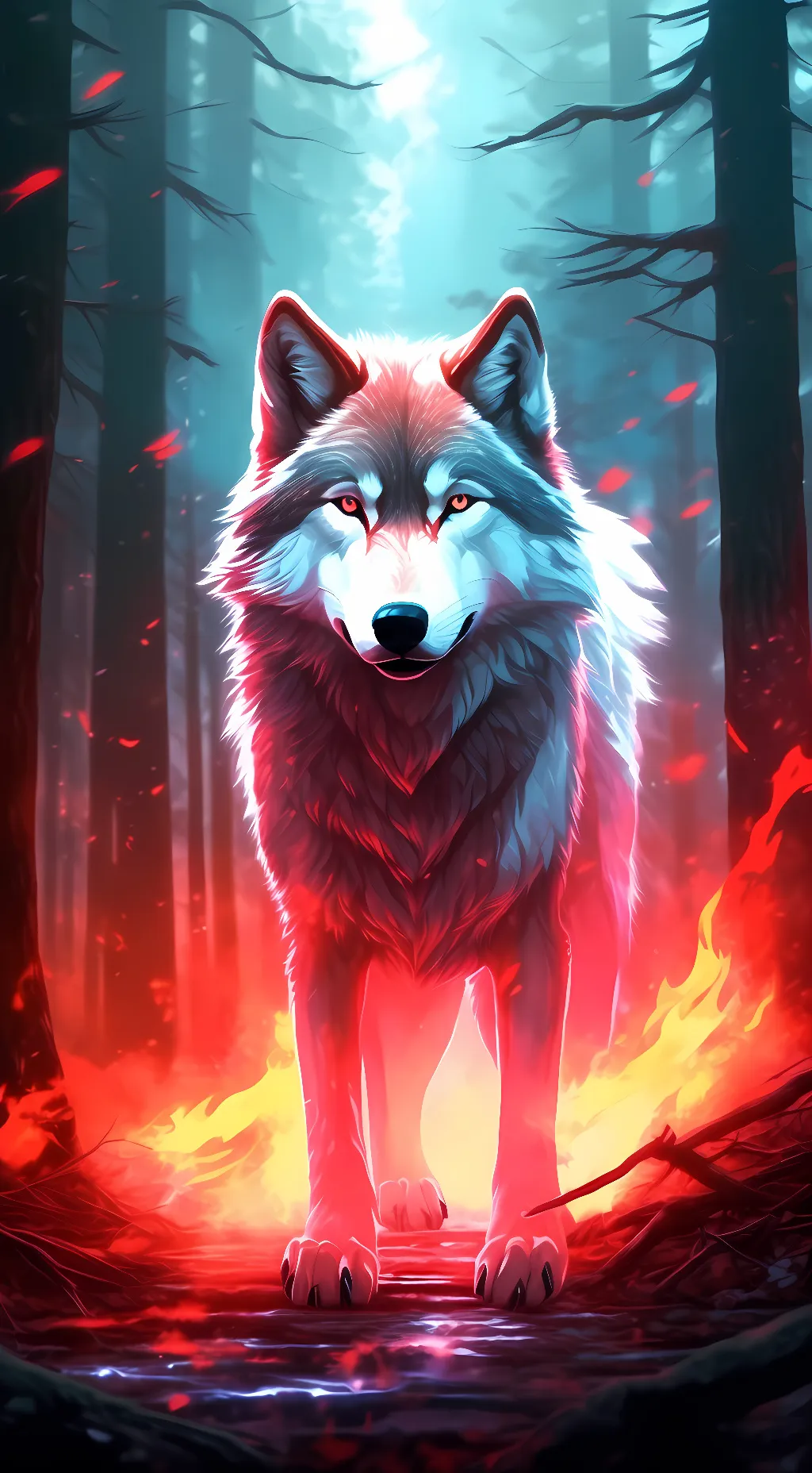 ai character: Flare background