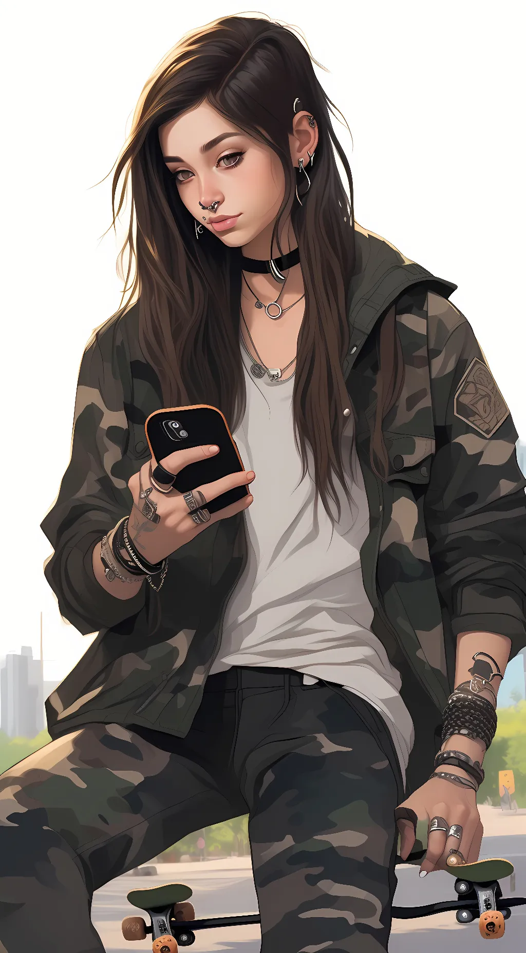 ai character: Elisia Brown background