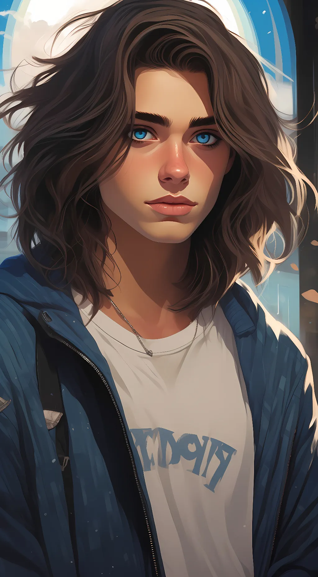 ai character: Keaton Stromberg background