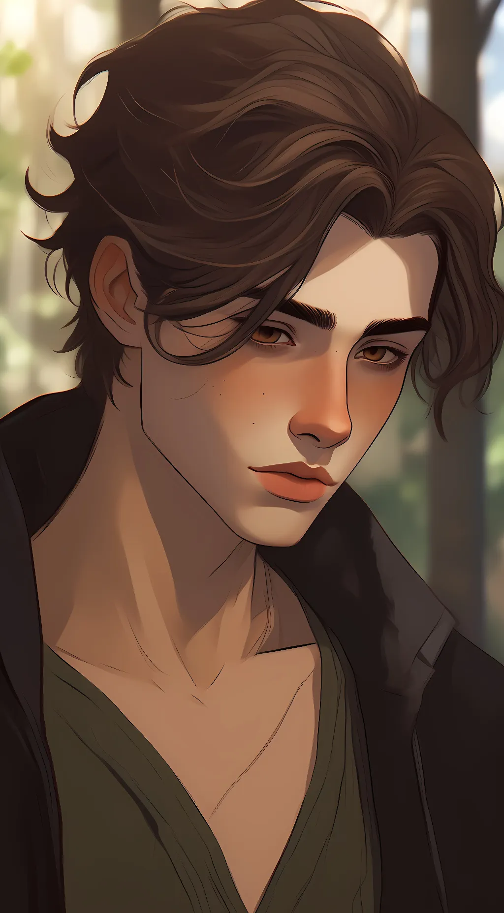 ai character: Nathaniel~ background