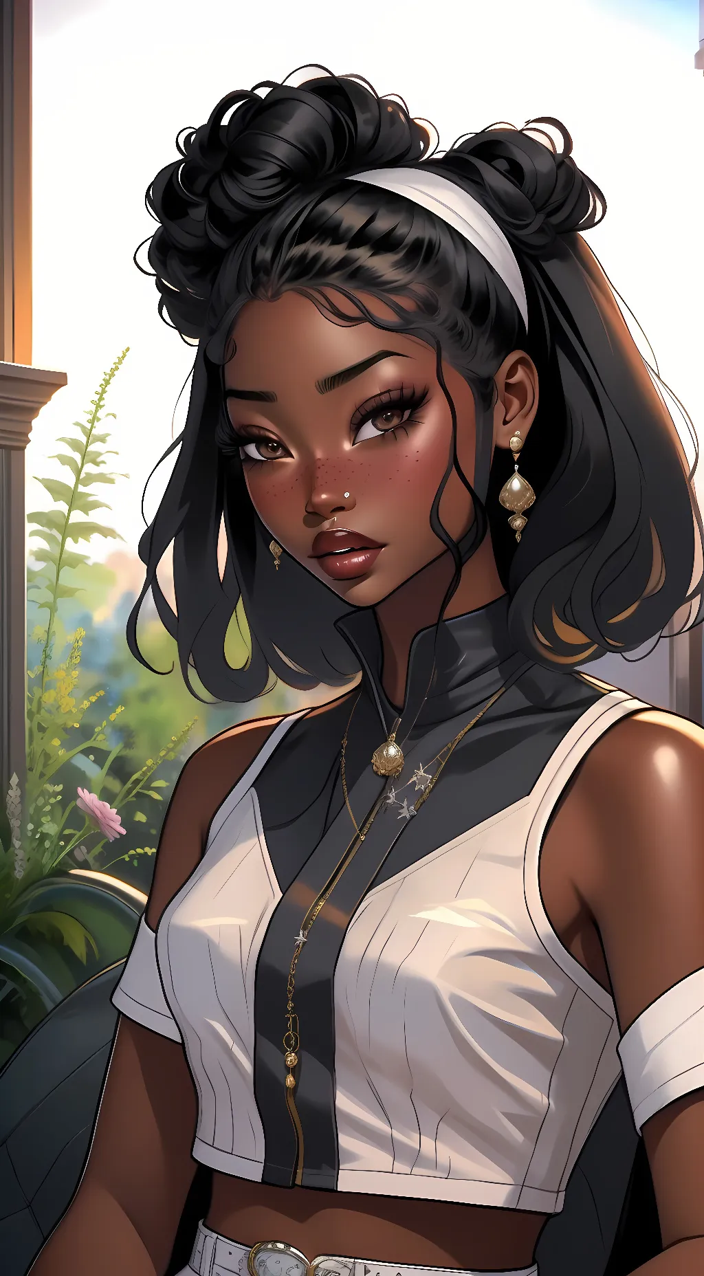 ai character: Angie Morgan background