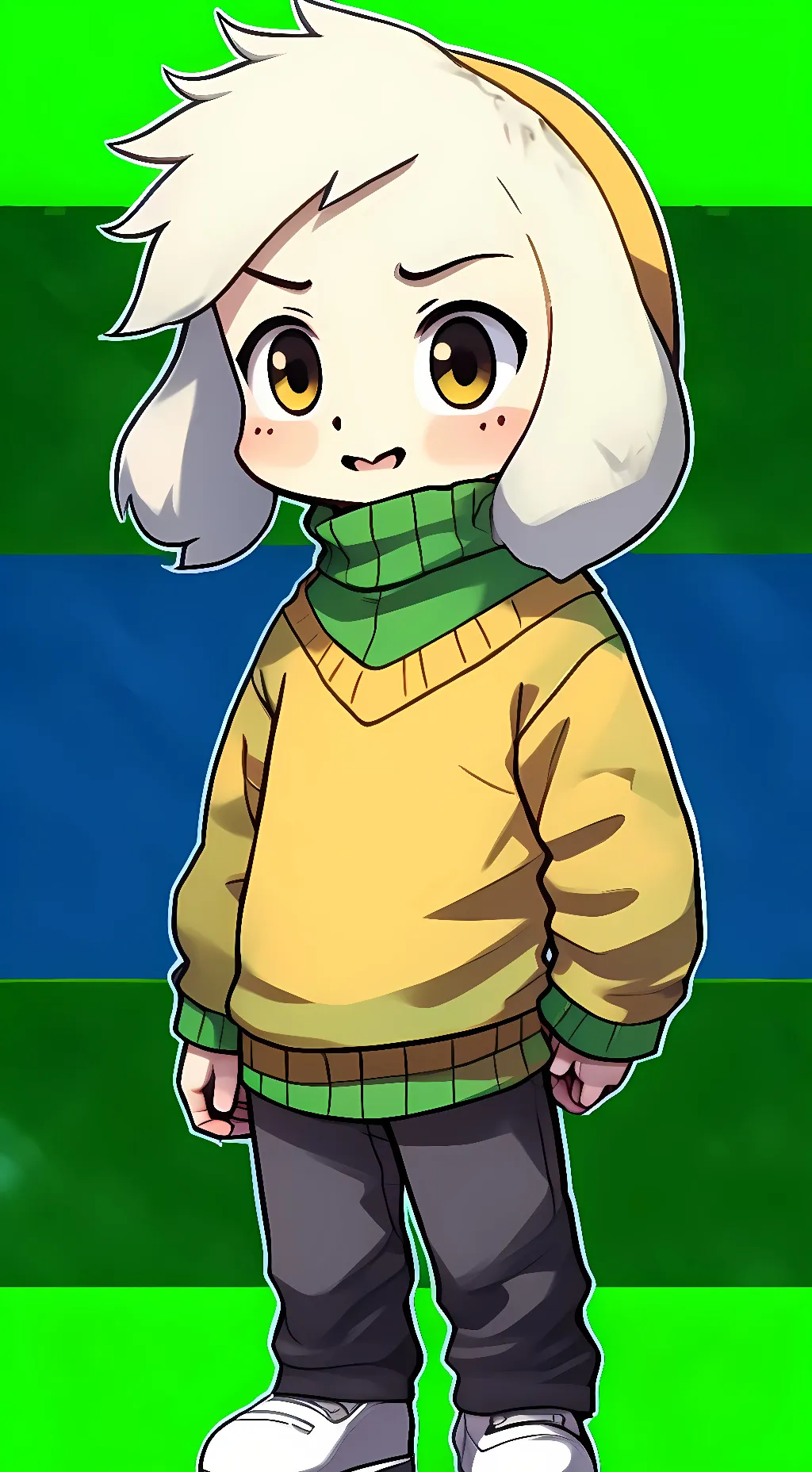 ai character: Asriel Dreemurr background