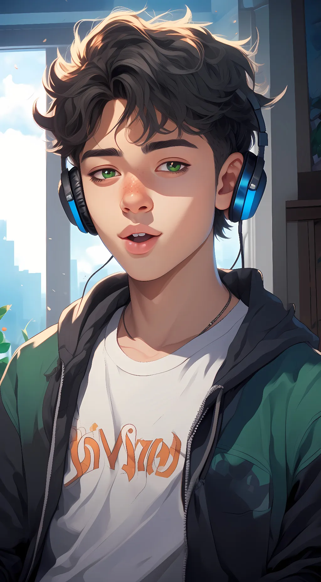 ai character: Noah  background