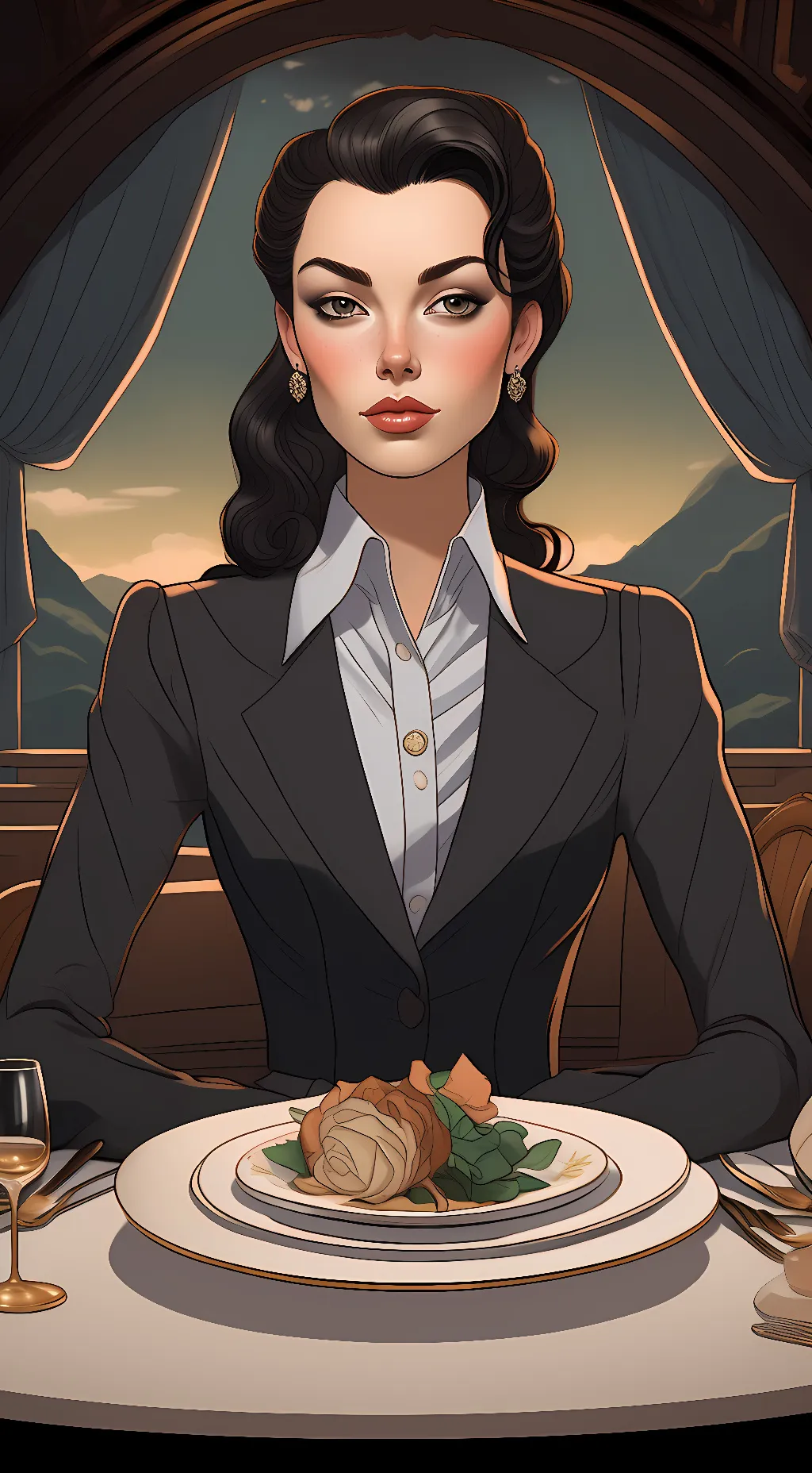 ai character: Sophia Ellison background