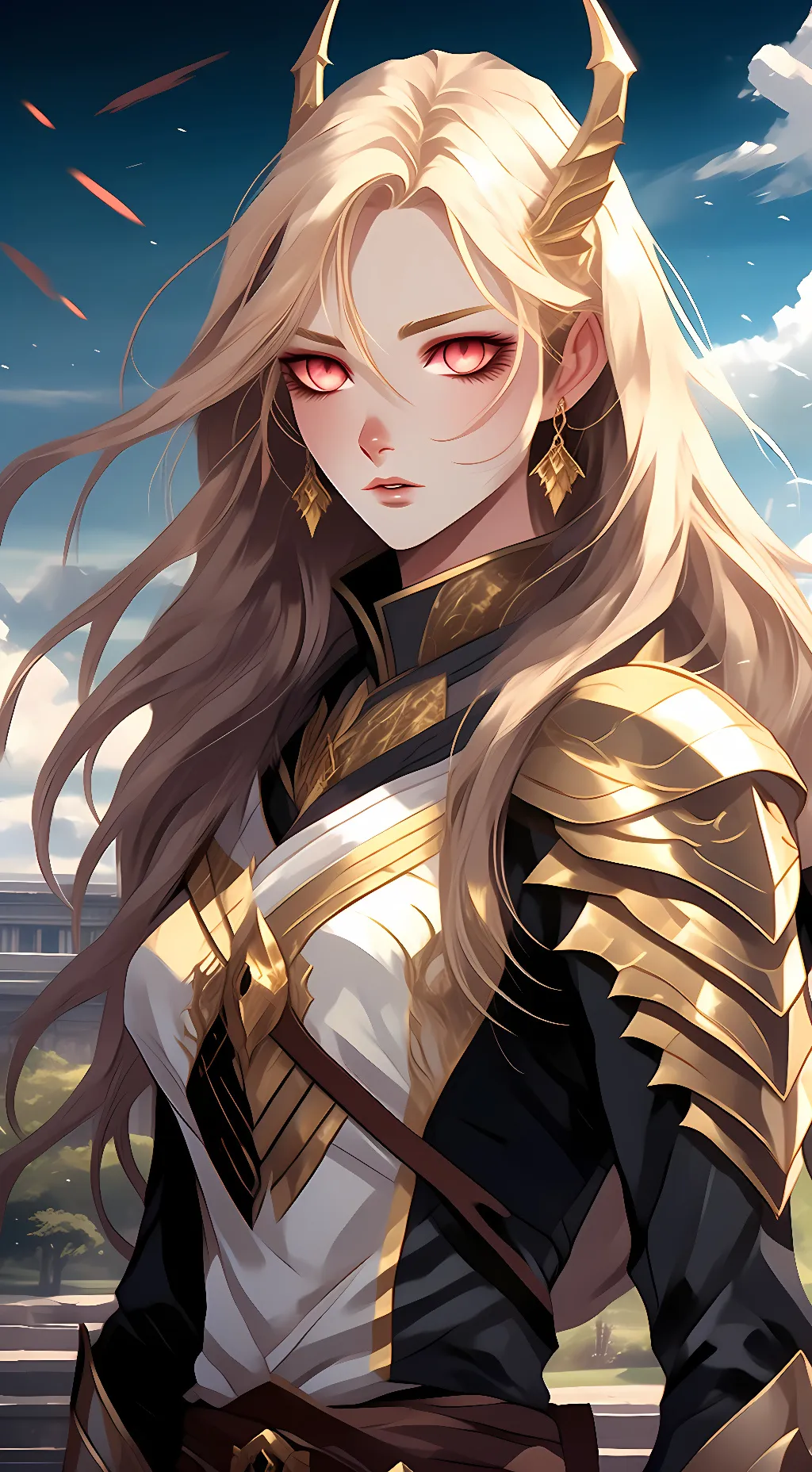 ai character: Aurora  background