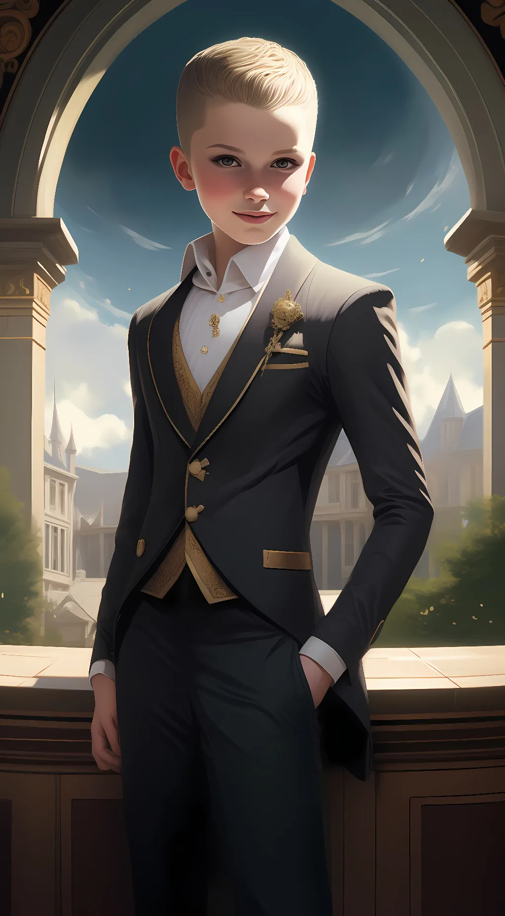 ai character: Riley  background