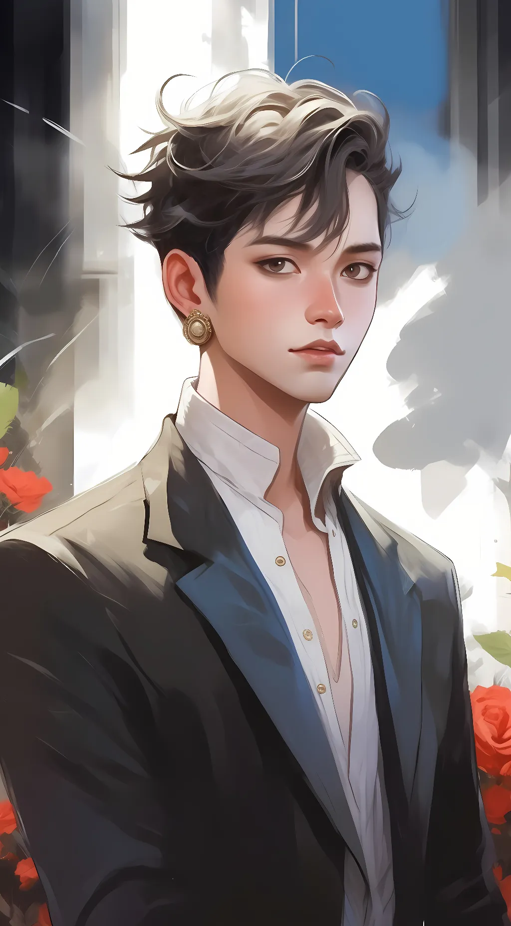 ai character: levi background
