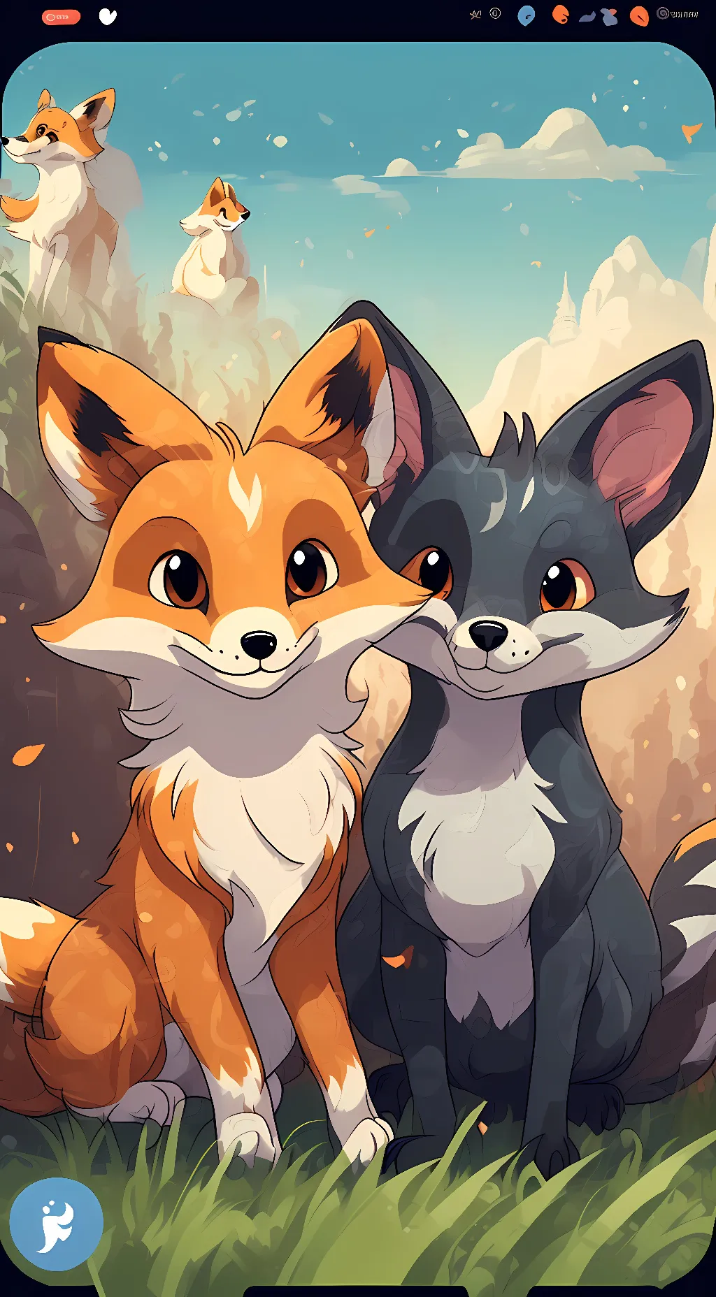 ai character: manie, Asher  background