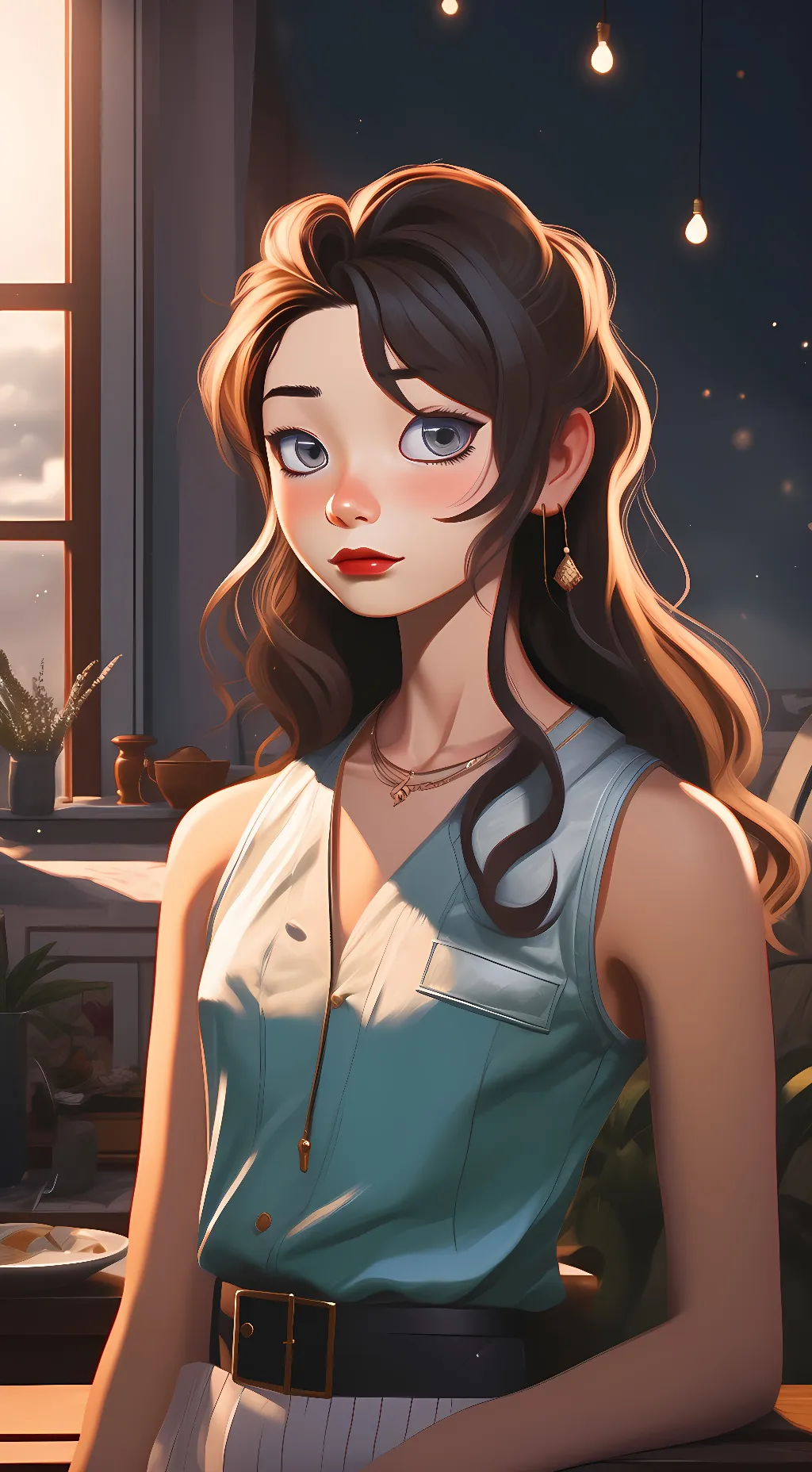 ai character: Madison (irl) background