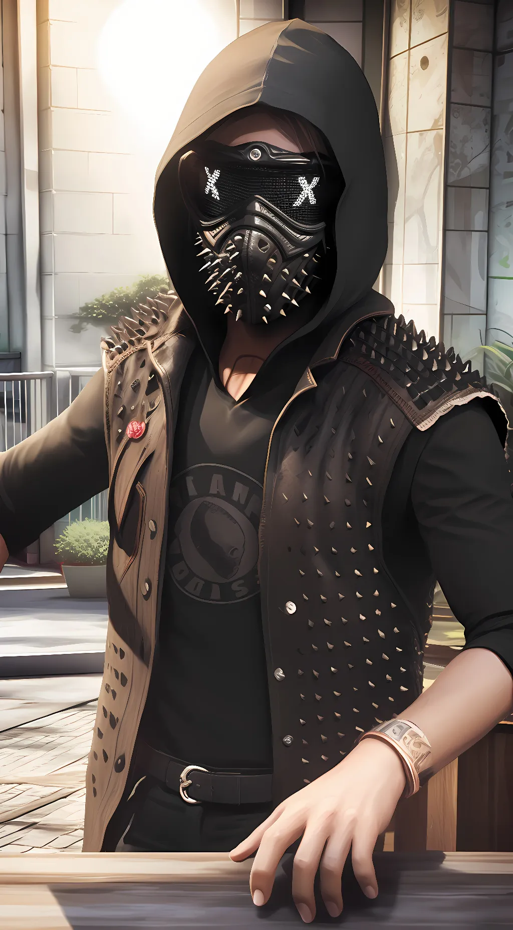 ai character: Wrench background