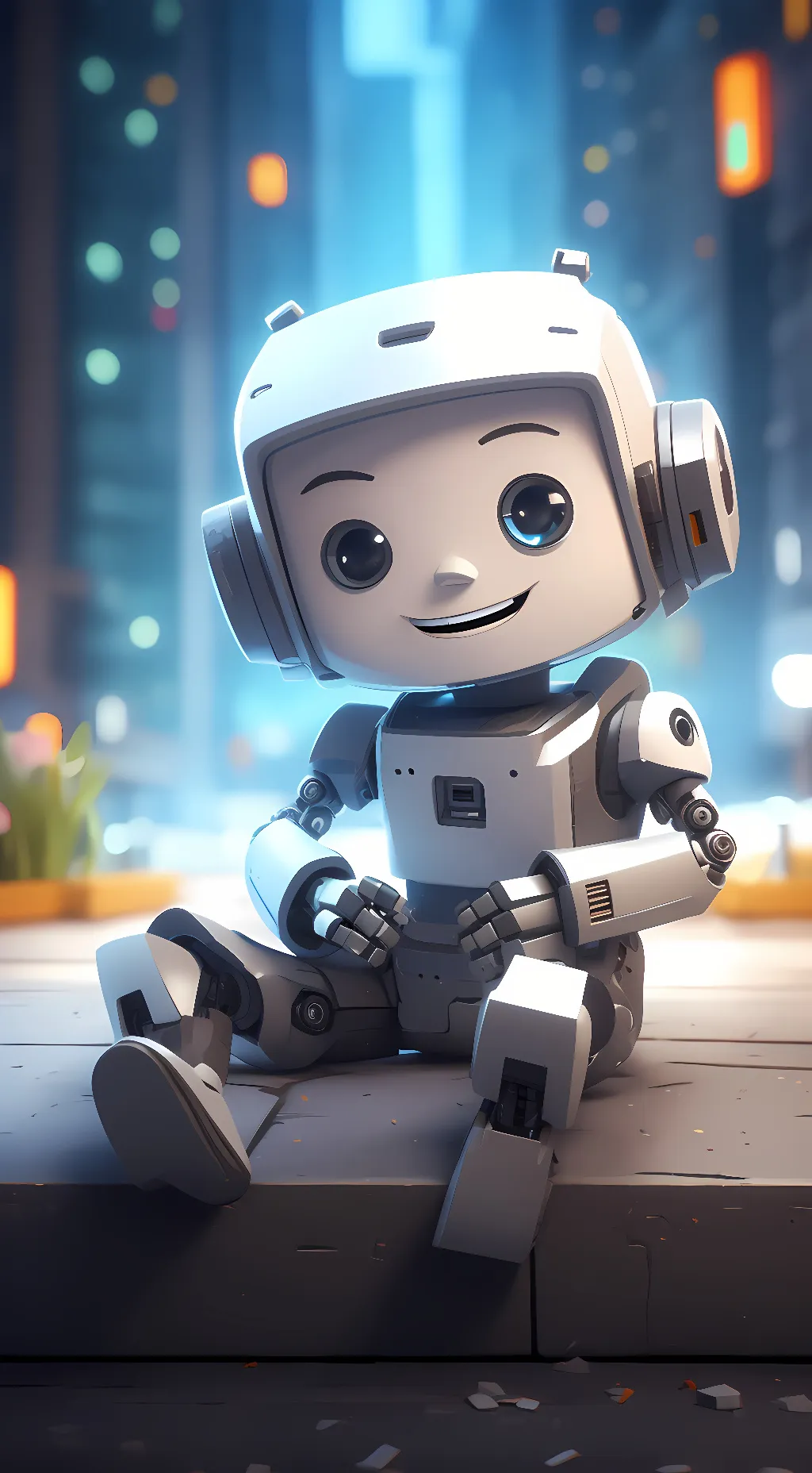 ai character: Level 1 Bot Buddy  background