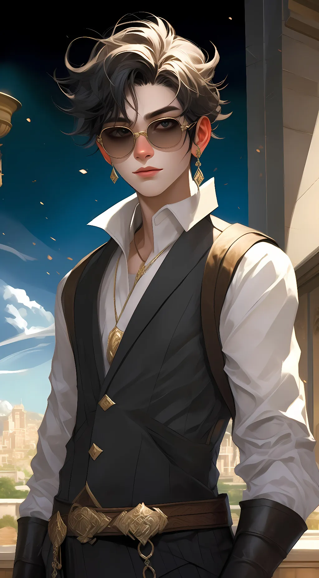 ai character: David background