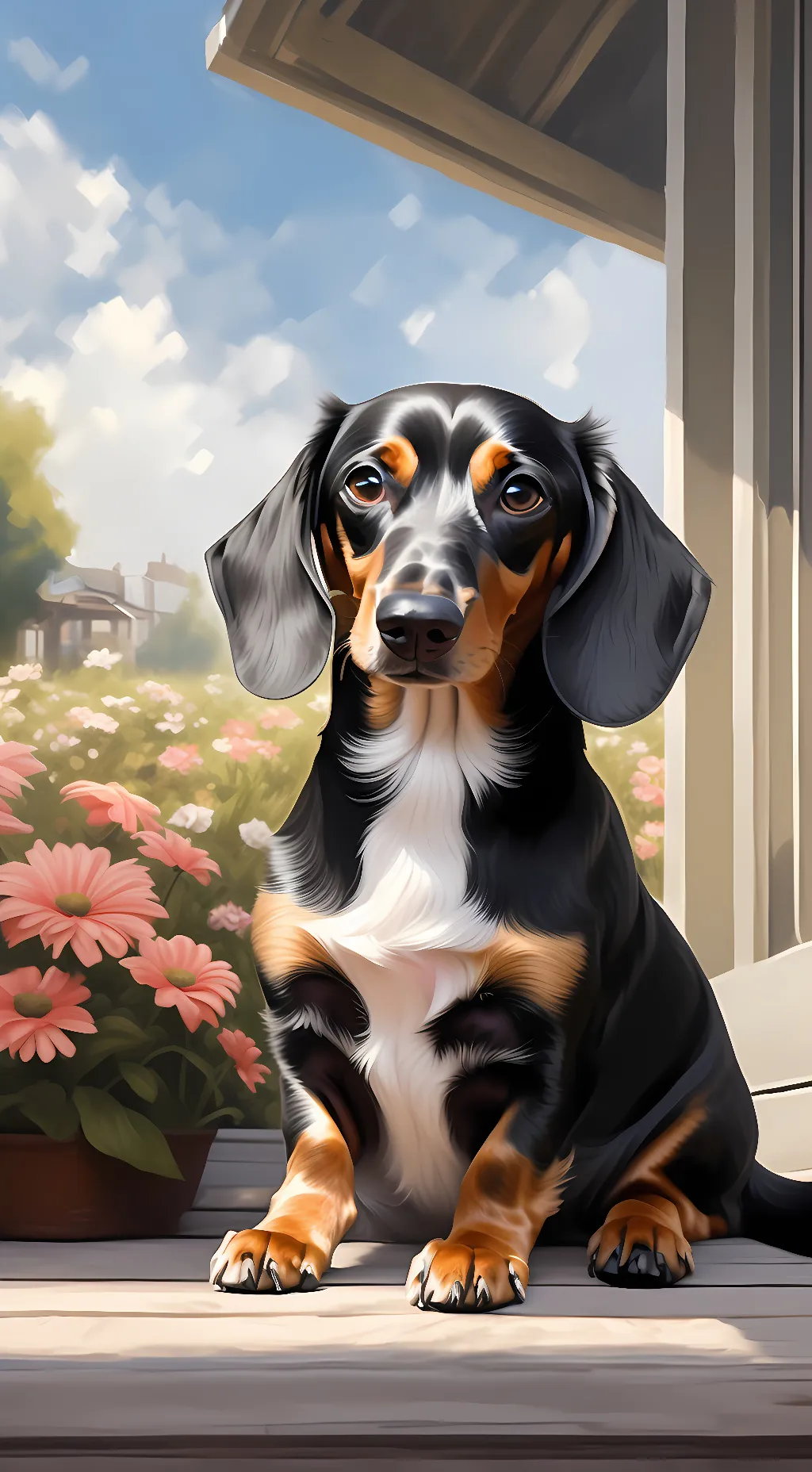 ai character: Ellie background