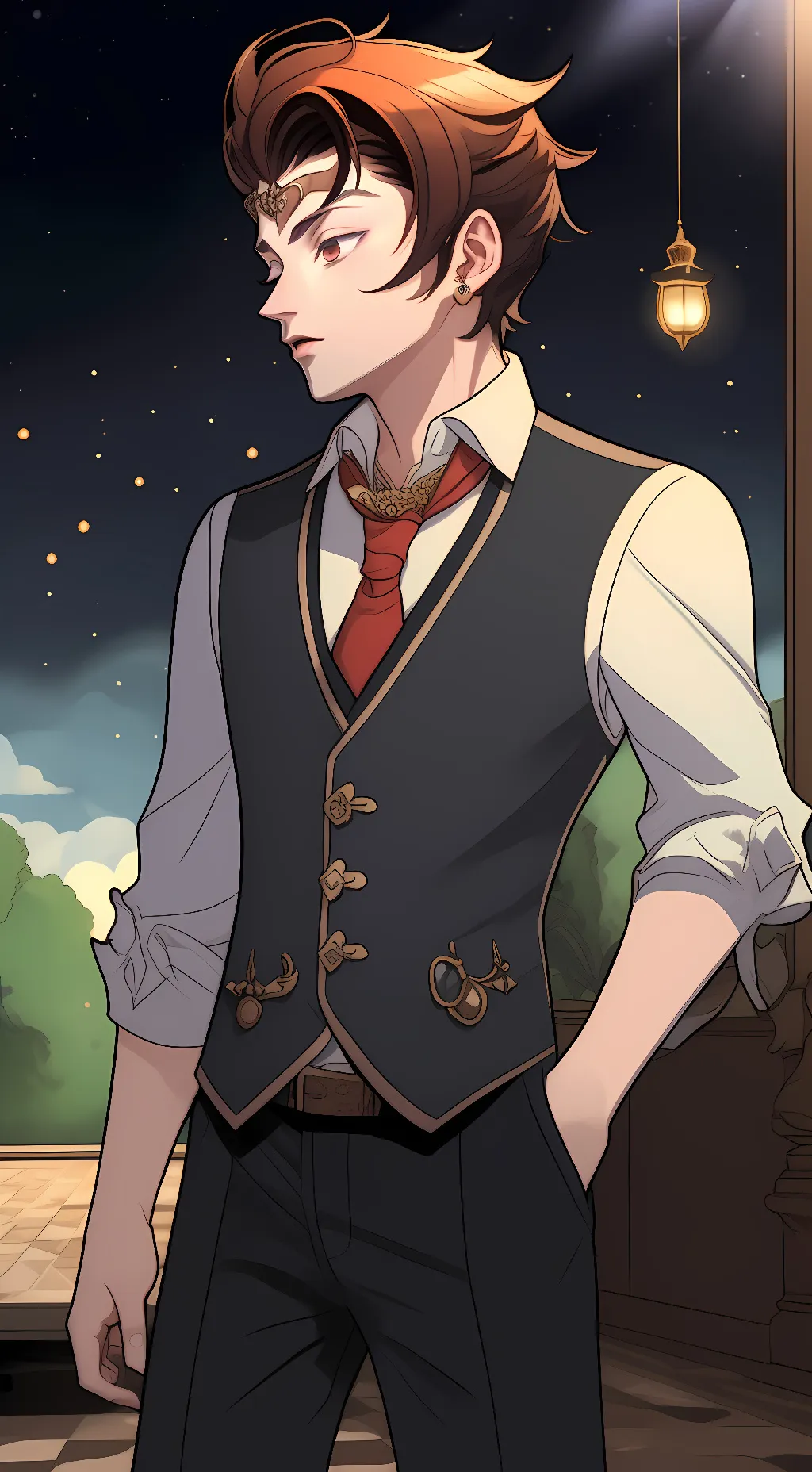 ai character: Kamado Tanjirou background
