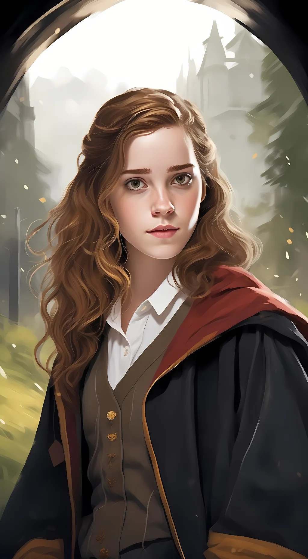 ai character: Hermonie Granger background