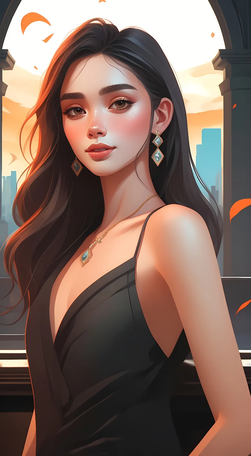 ai character: Amelia  background