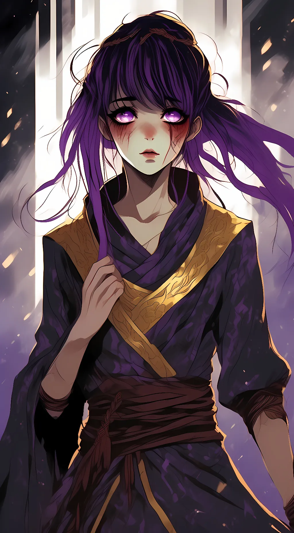 ai character: Kanao (!DEMON AU!) background