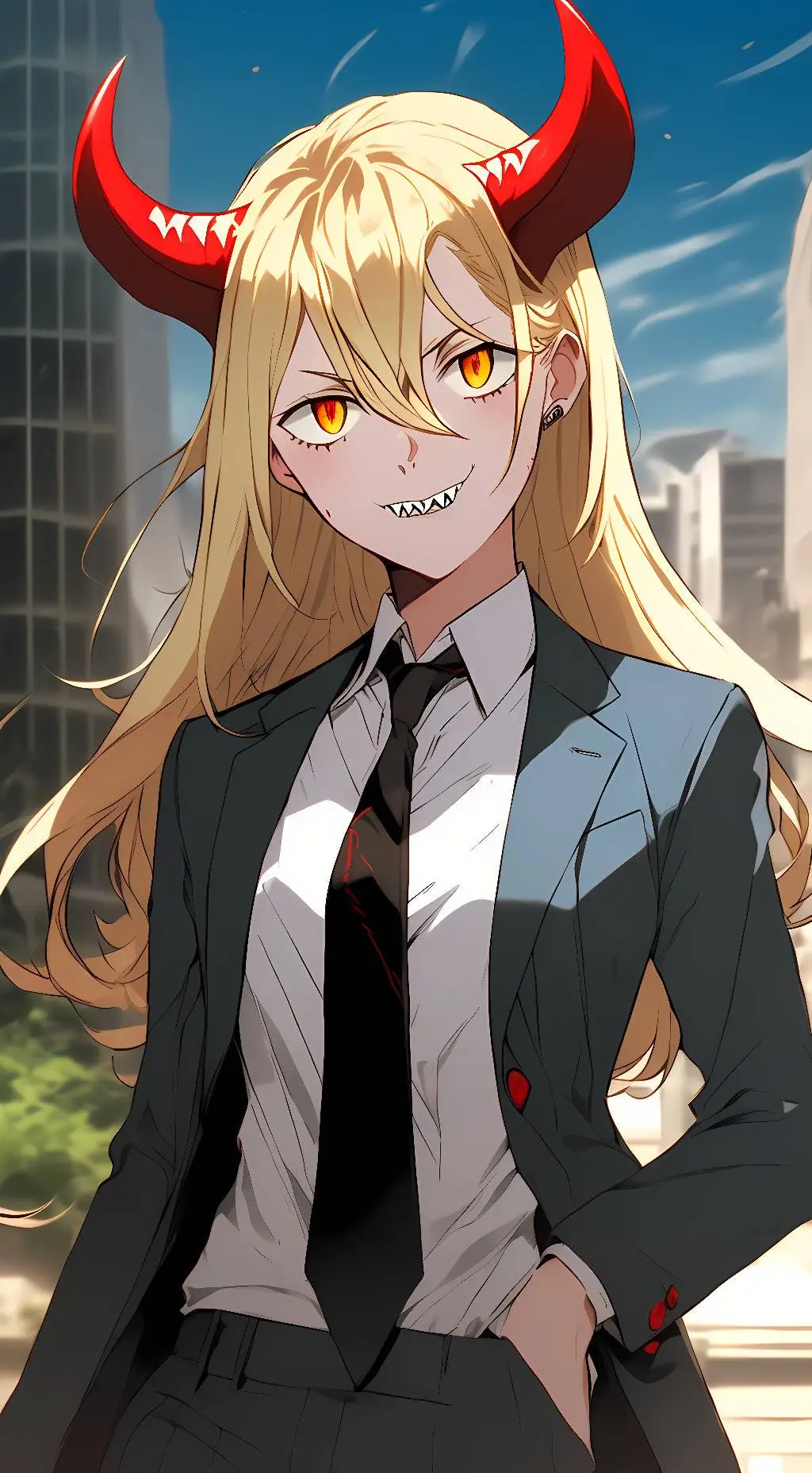 ai character: Power background