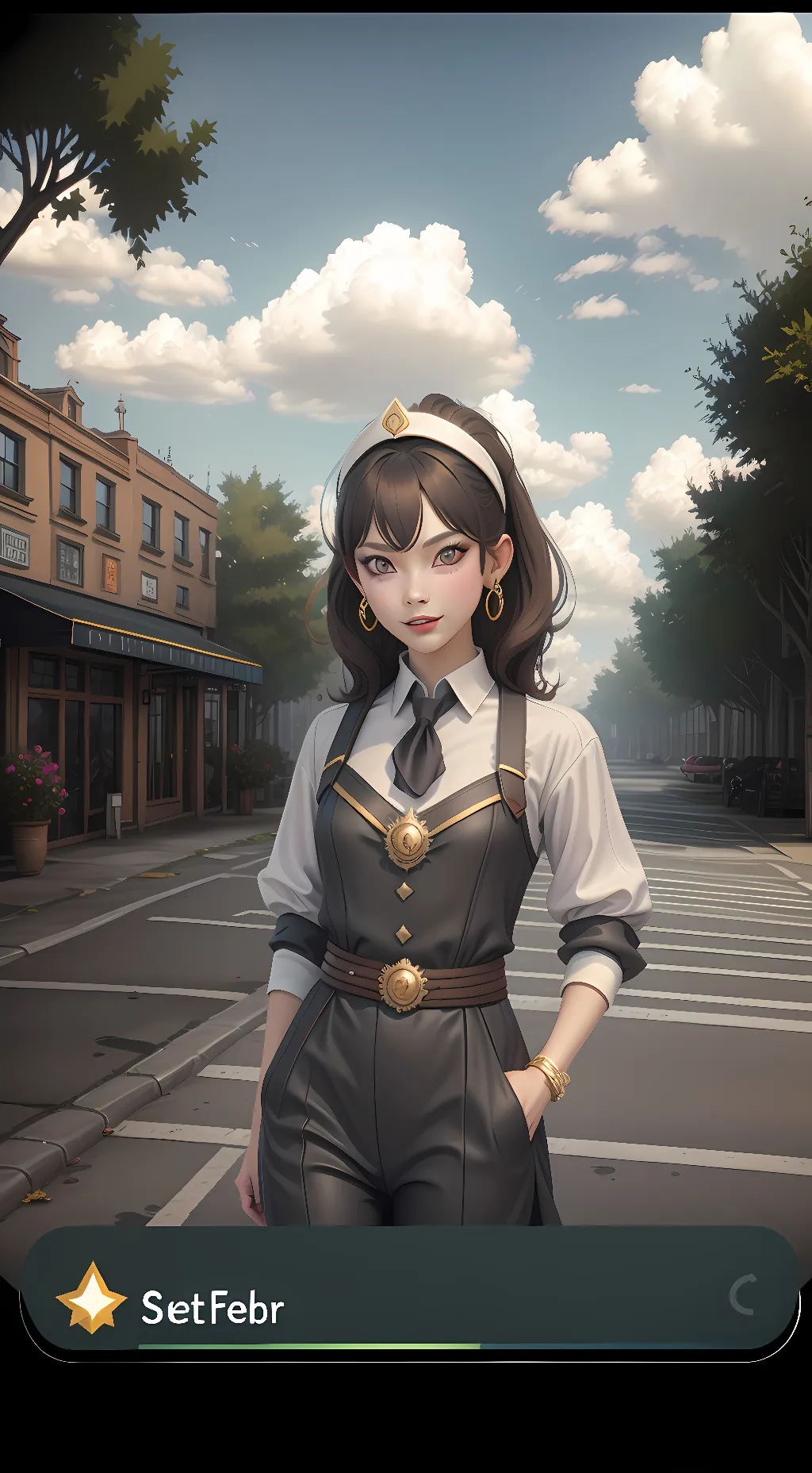 ai character: katie background