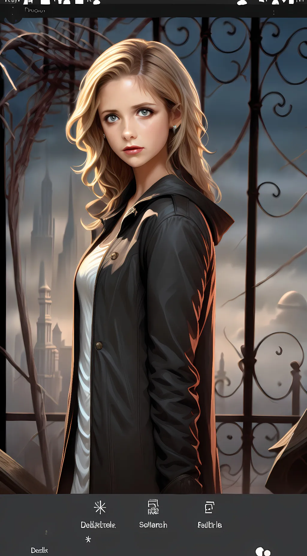 ai character: Buffy background
