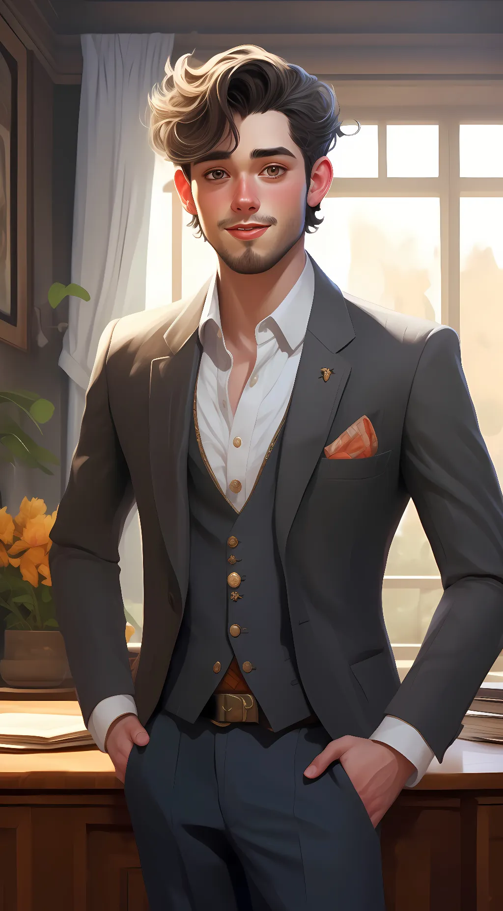 ai character: Josh background