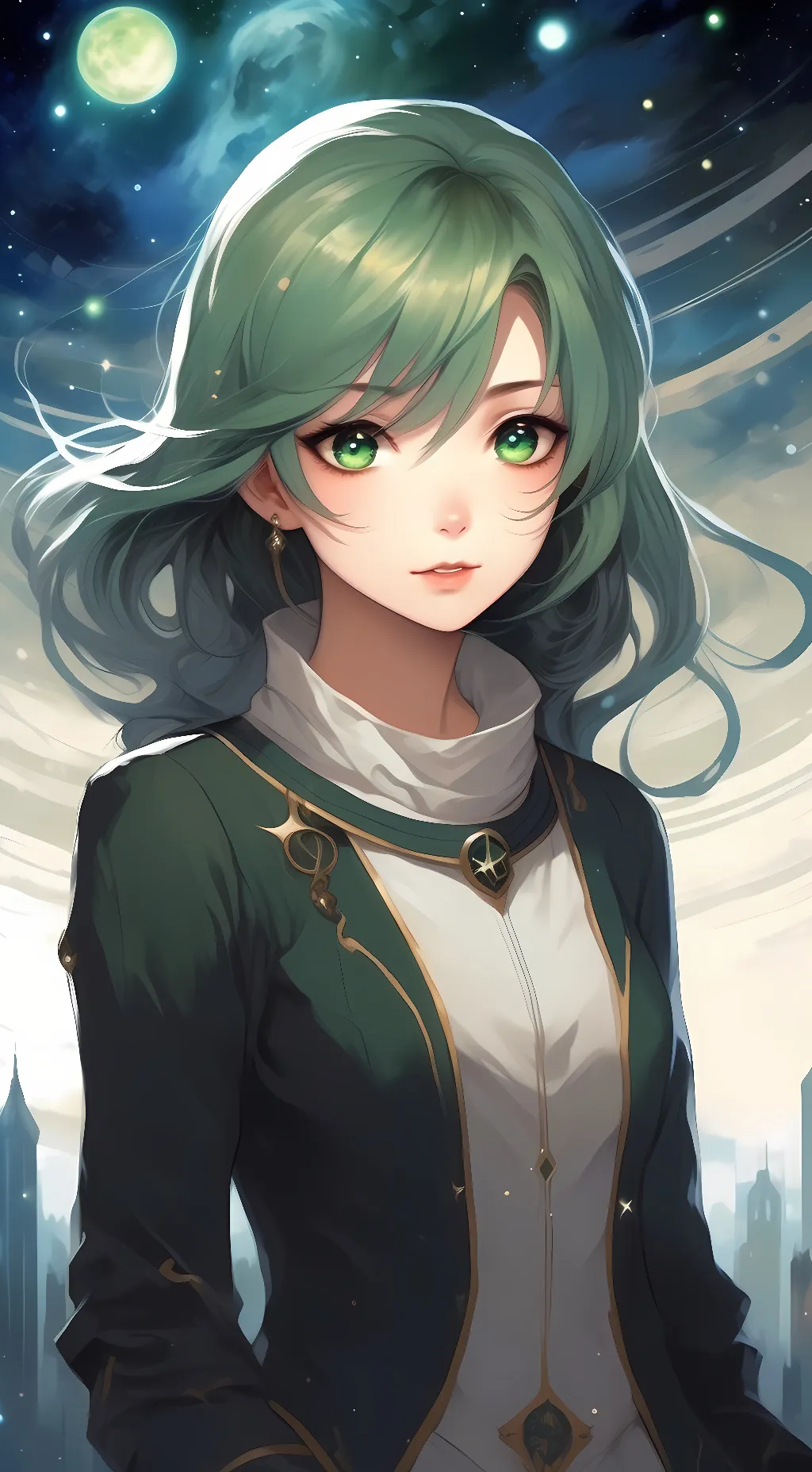 ai character: Earth-chan background
