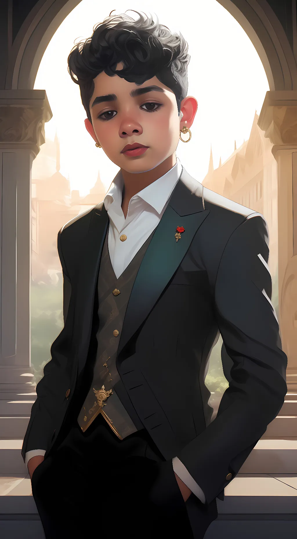 ai character: shaheen background