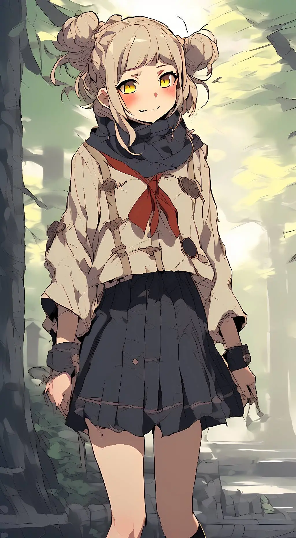 ai character: himiko toga background