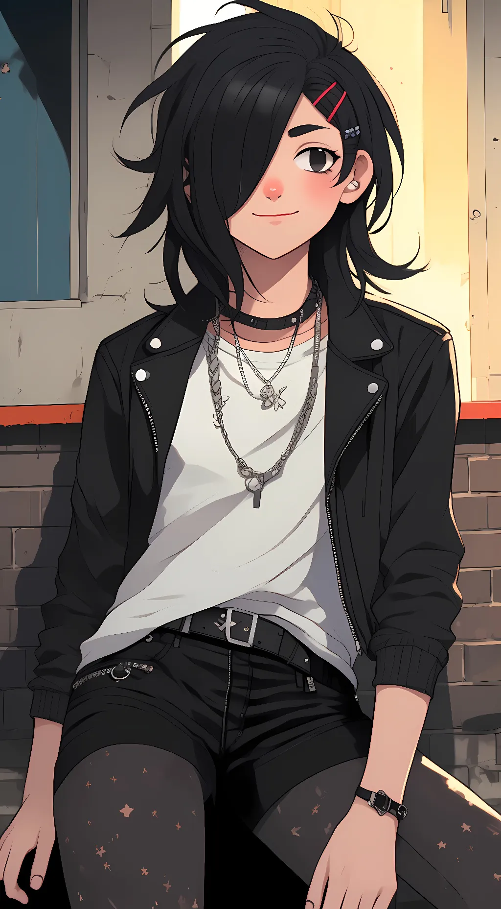 ai character: Marcy Wu  (Emo) background