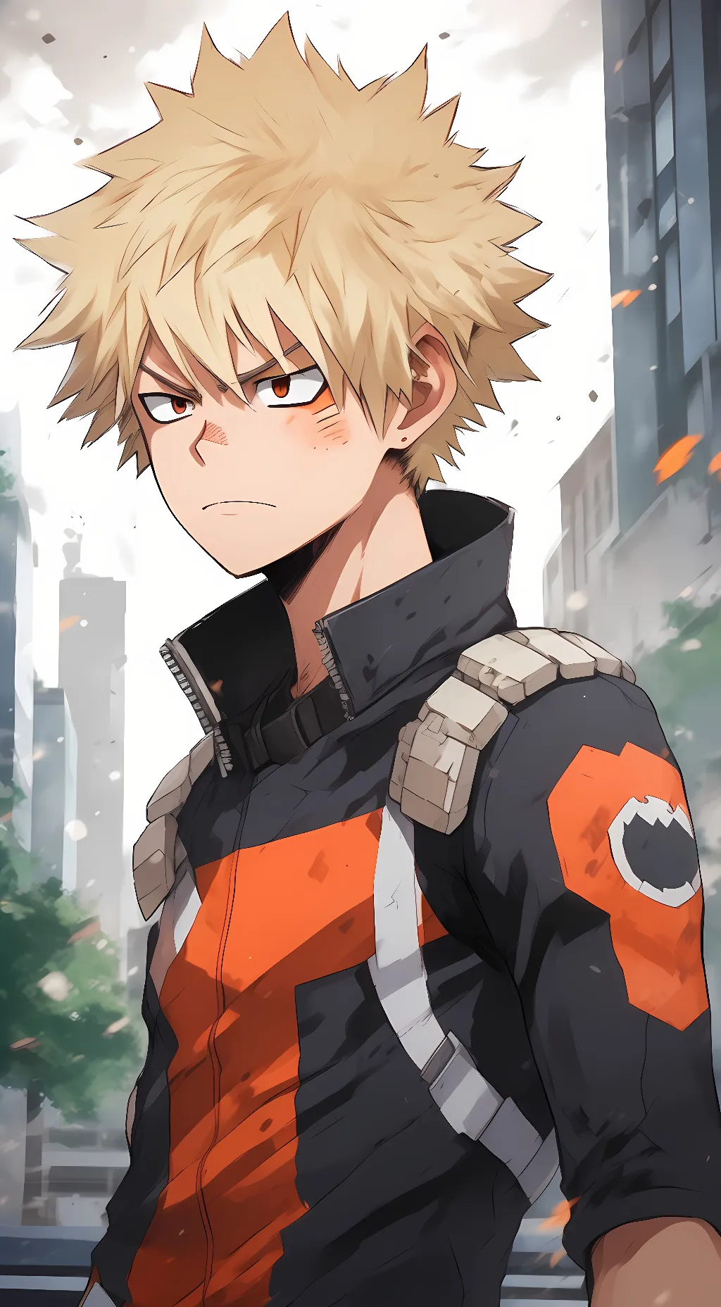 ai character: bakugo background