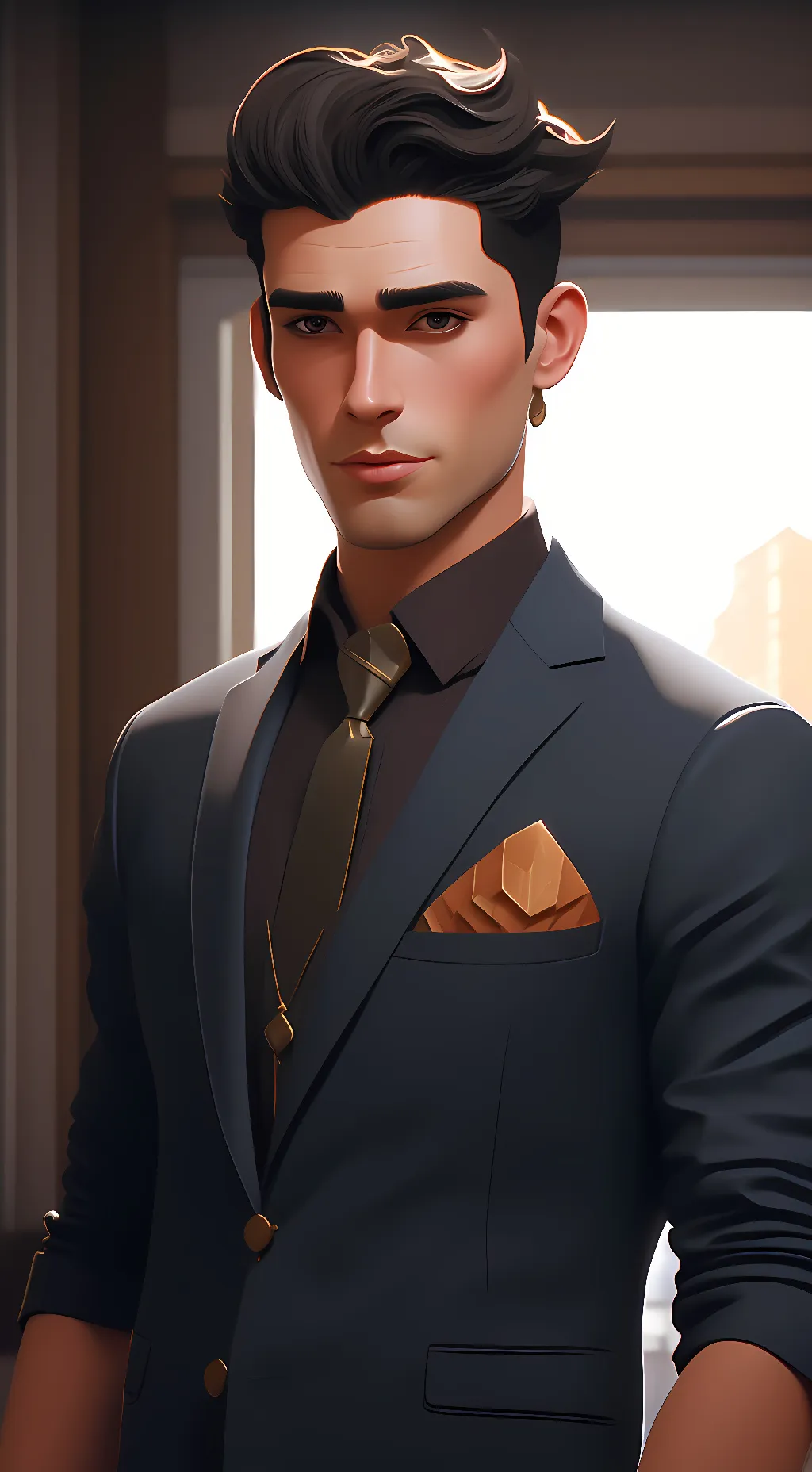 ai character: stevious background