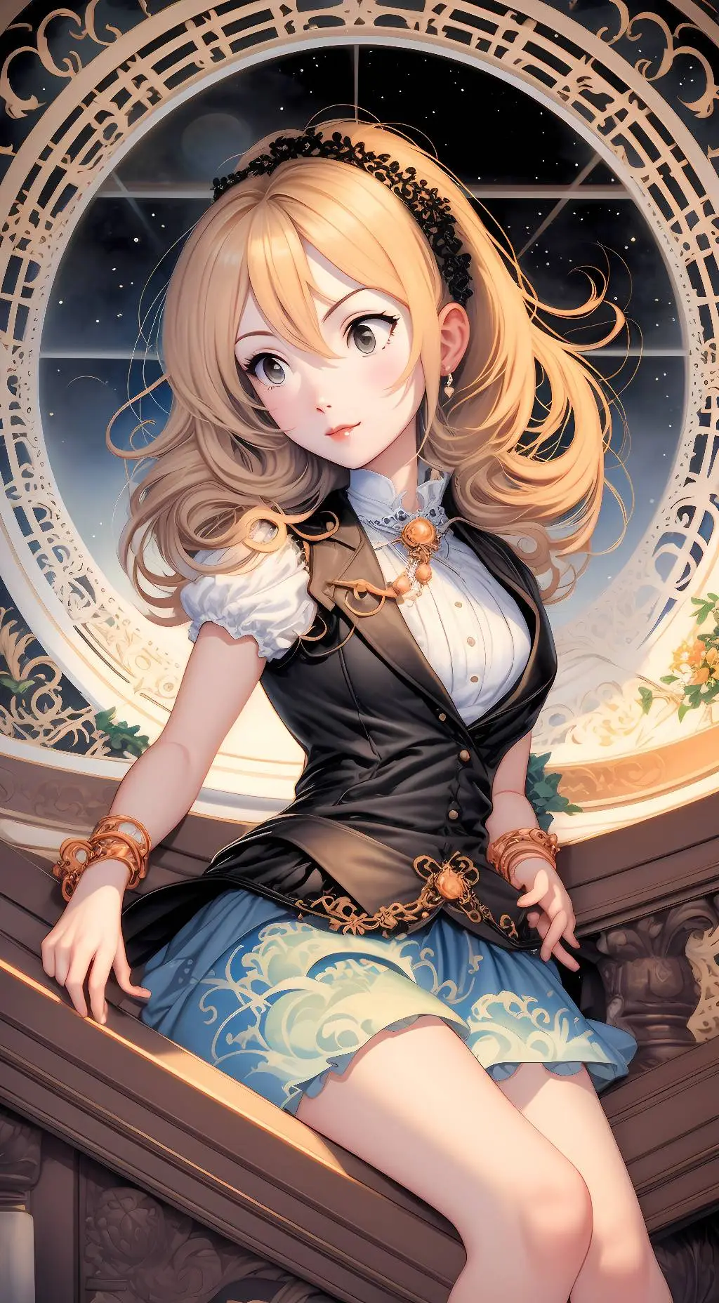 ai character: Luna background