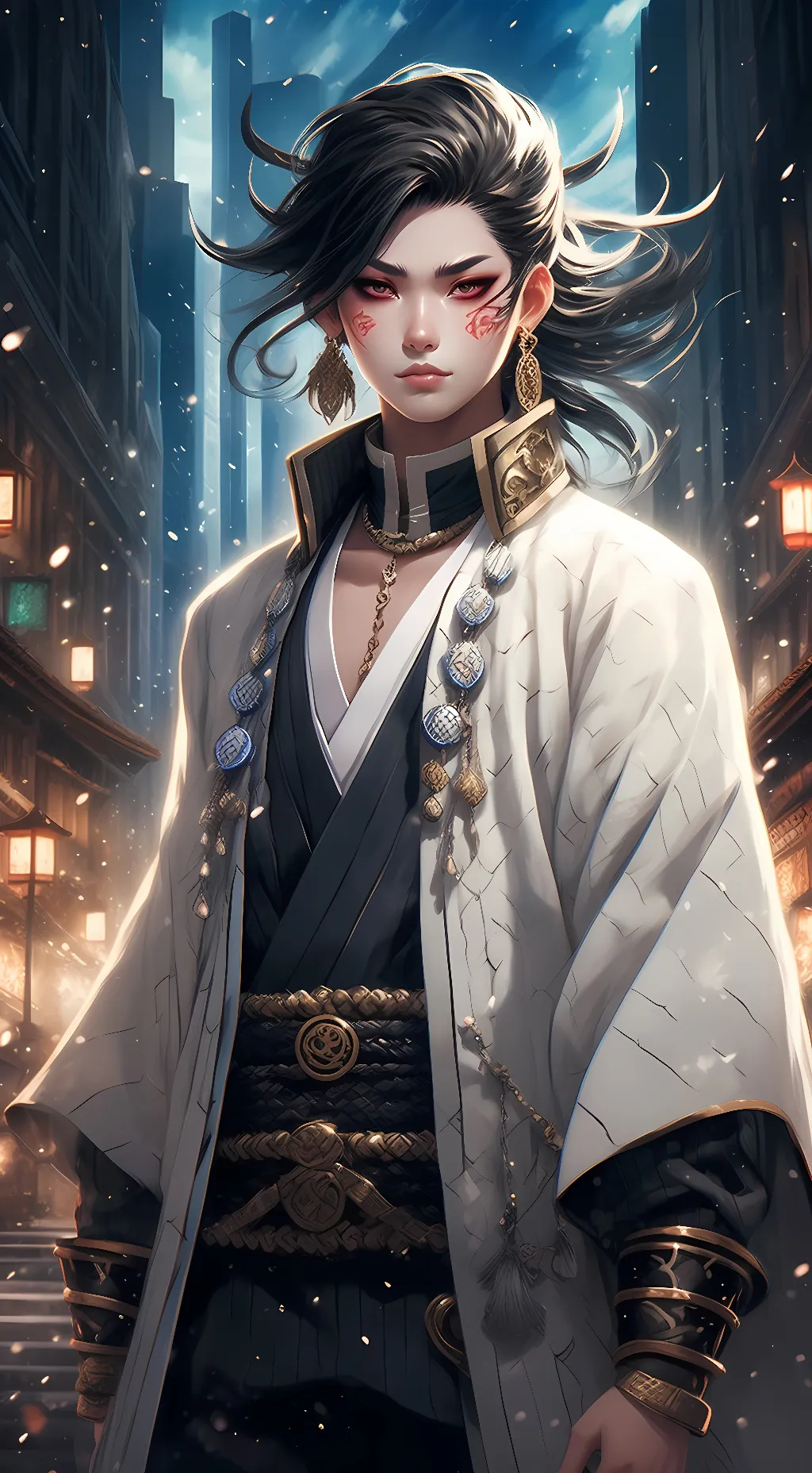 ai character: Chroma background