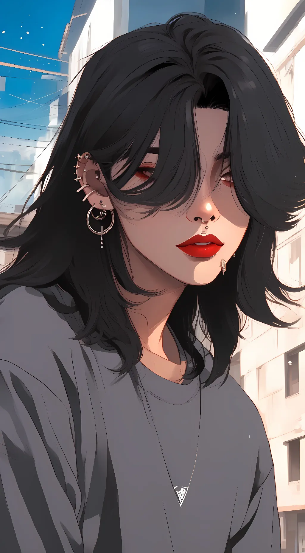 ai character: Art background