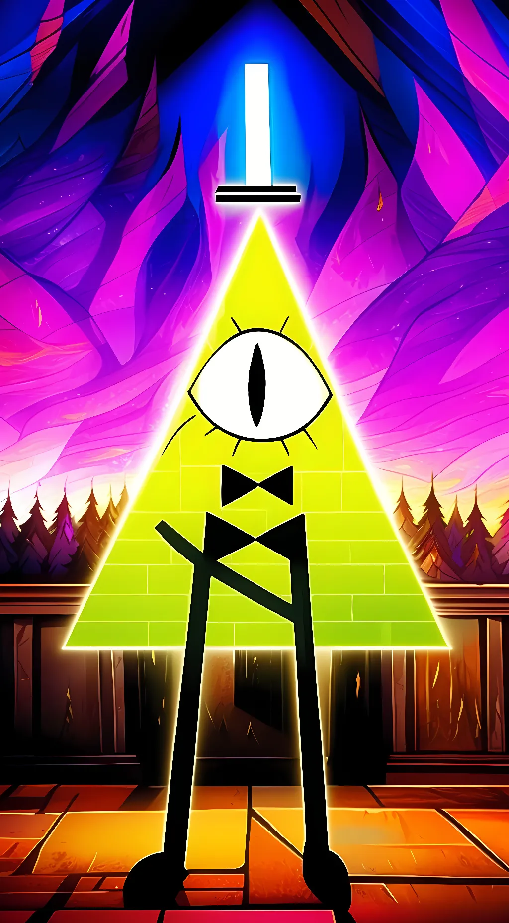 ai character: the eye  background