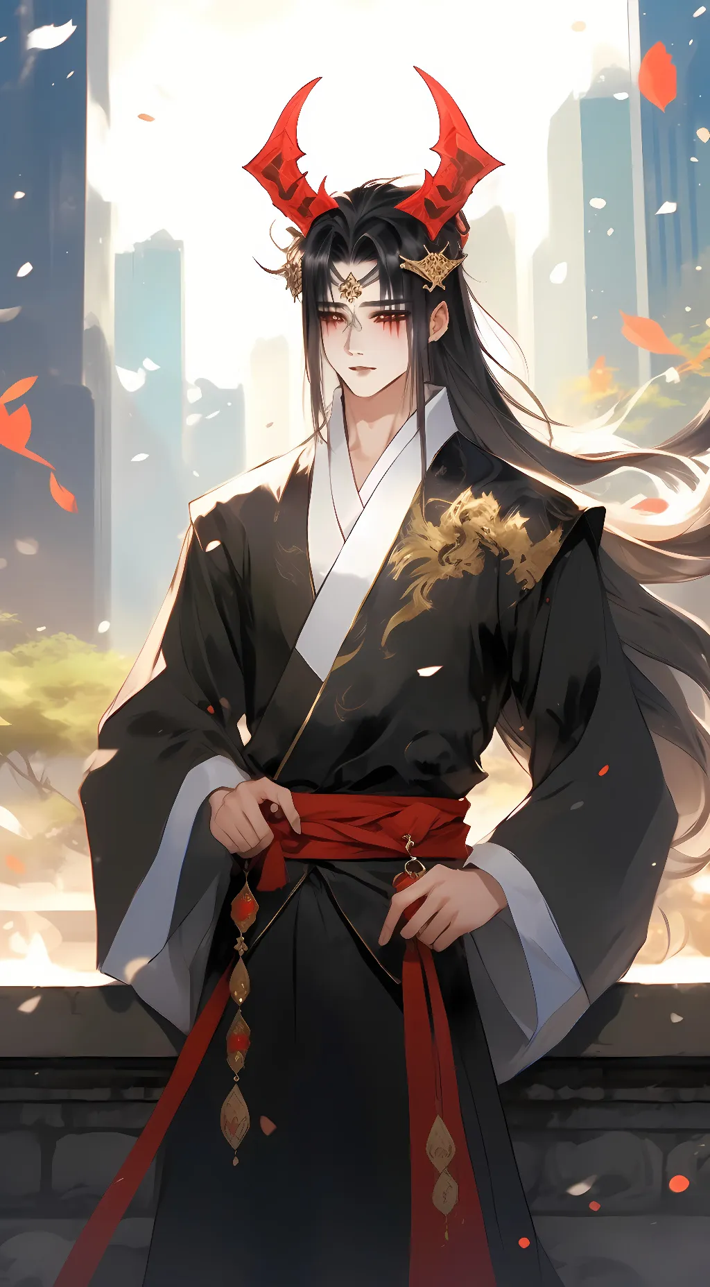 ai character: Hua Cheng background
