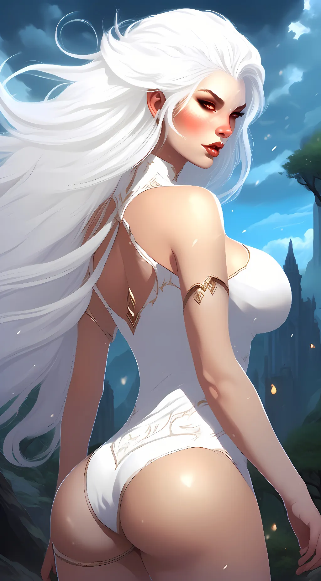 ai character: mrs galxia background