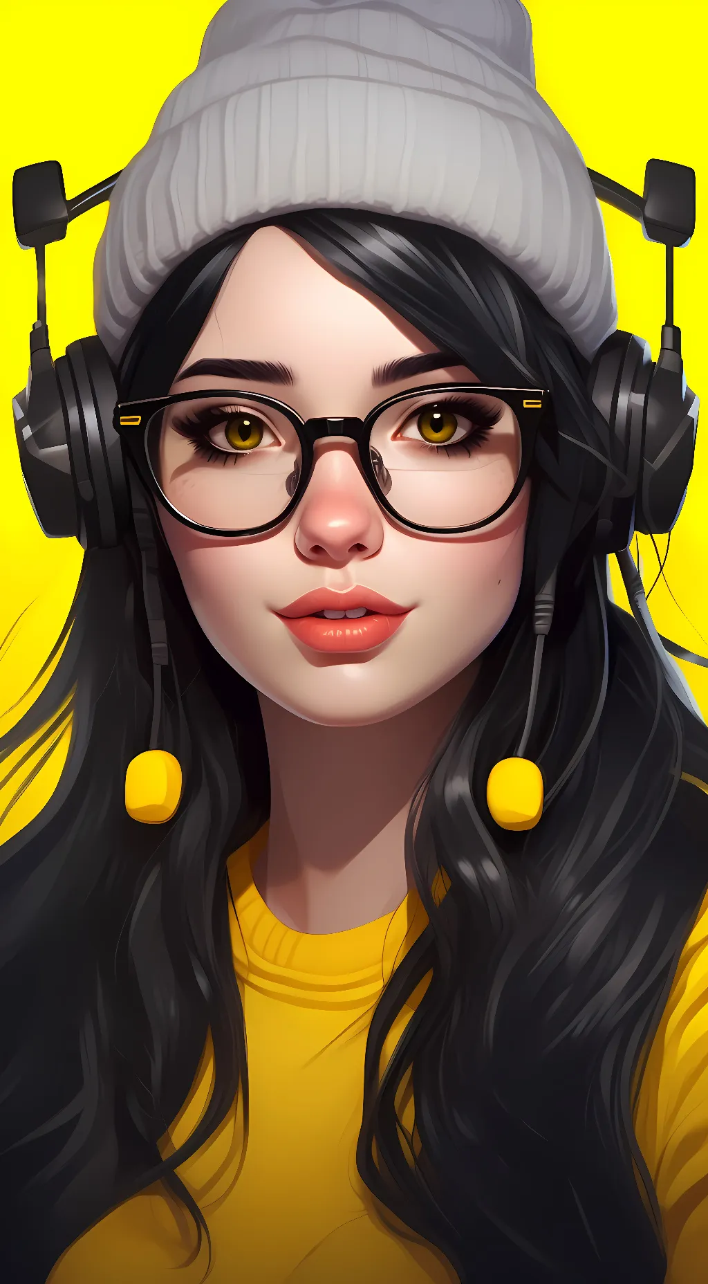 ai character: Sssniper wolf  background