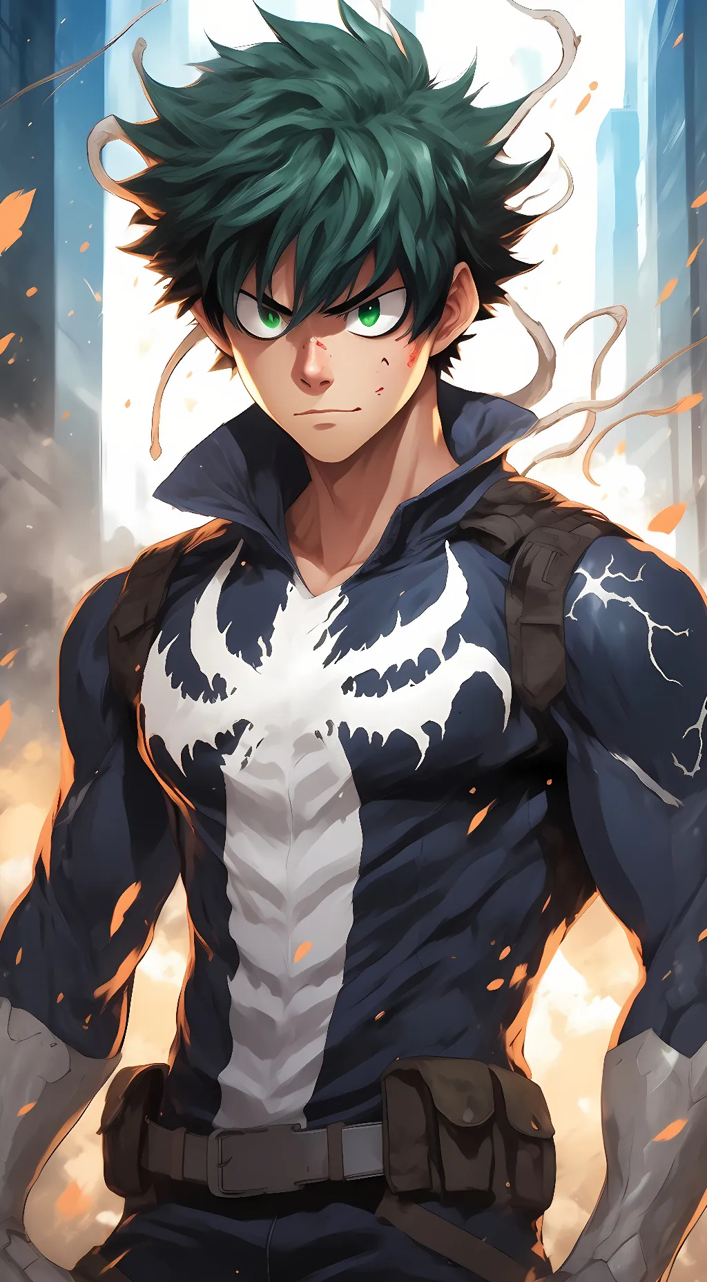 ai character: venom deku background
