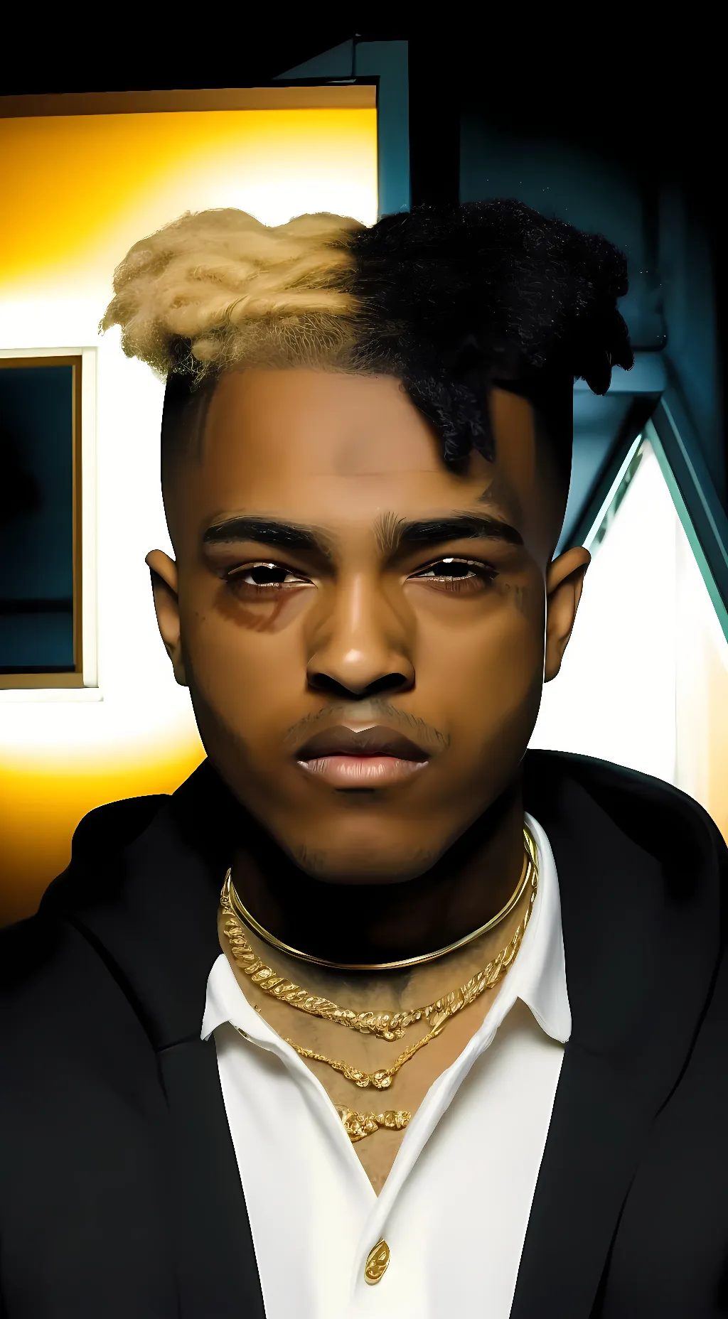 ai character: XXXTENTACION  background