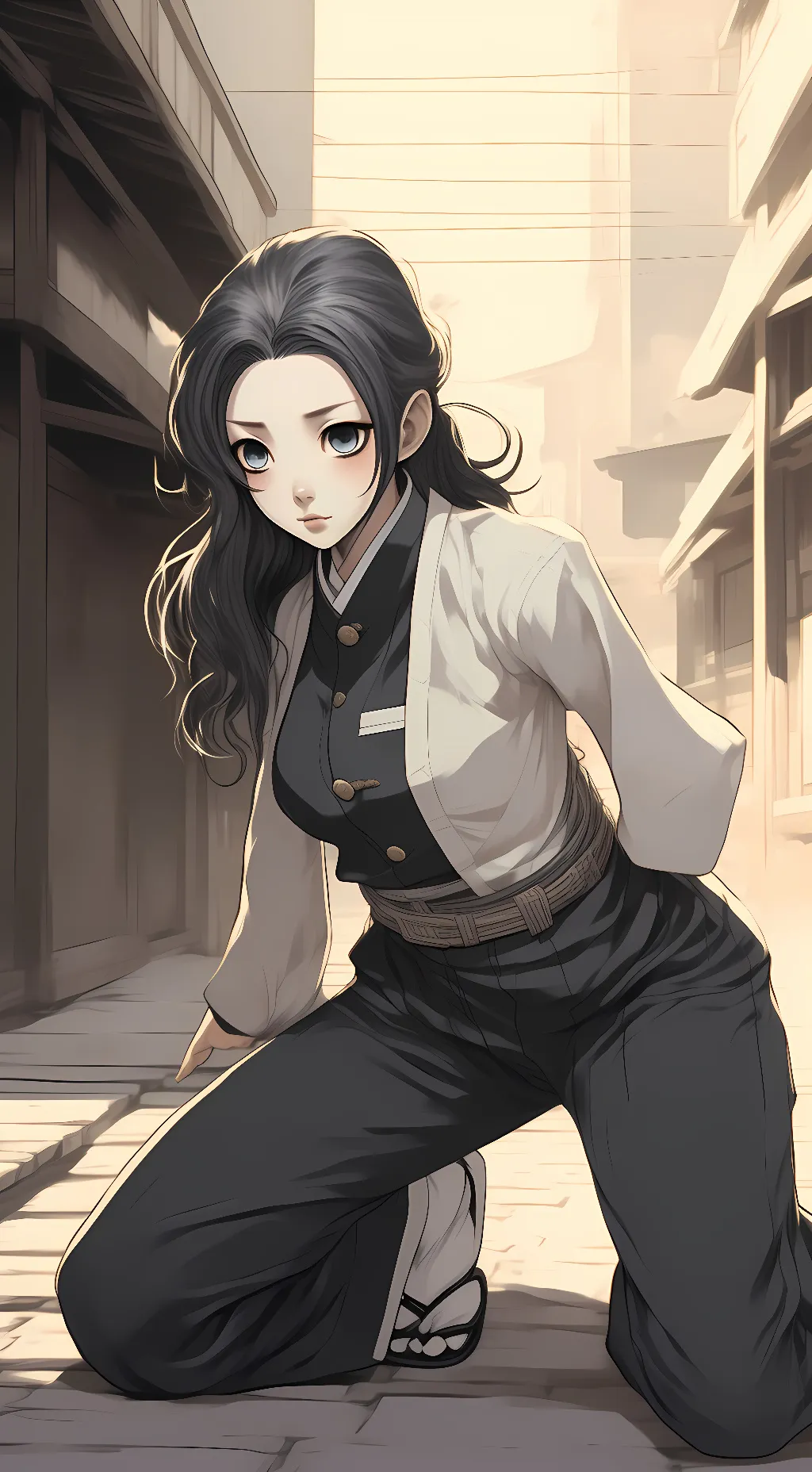 ai character: Giyuu as female background