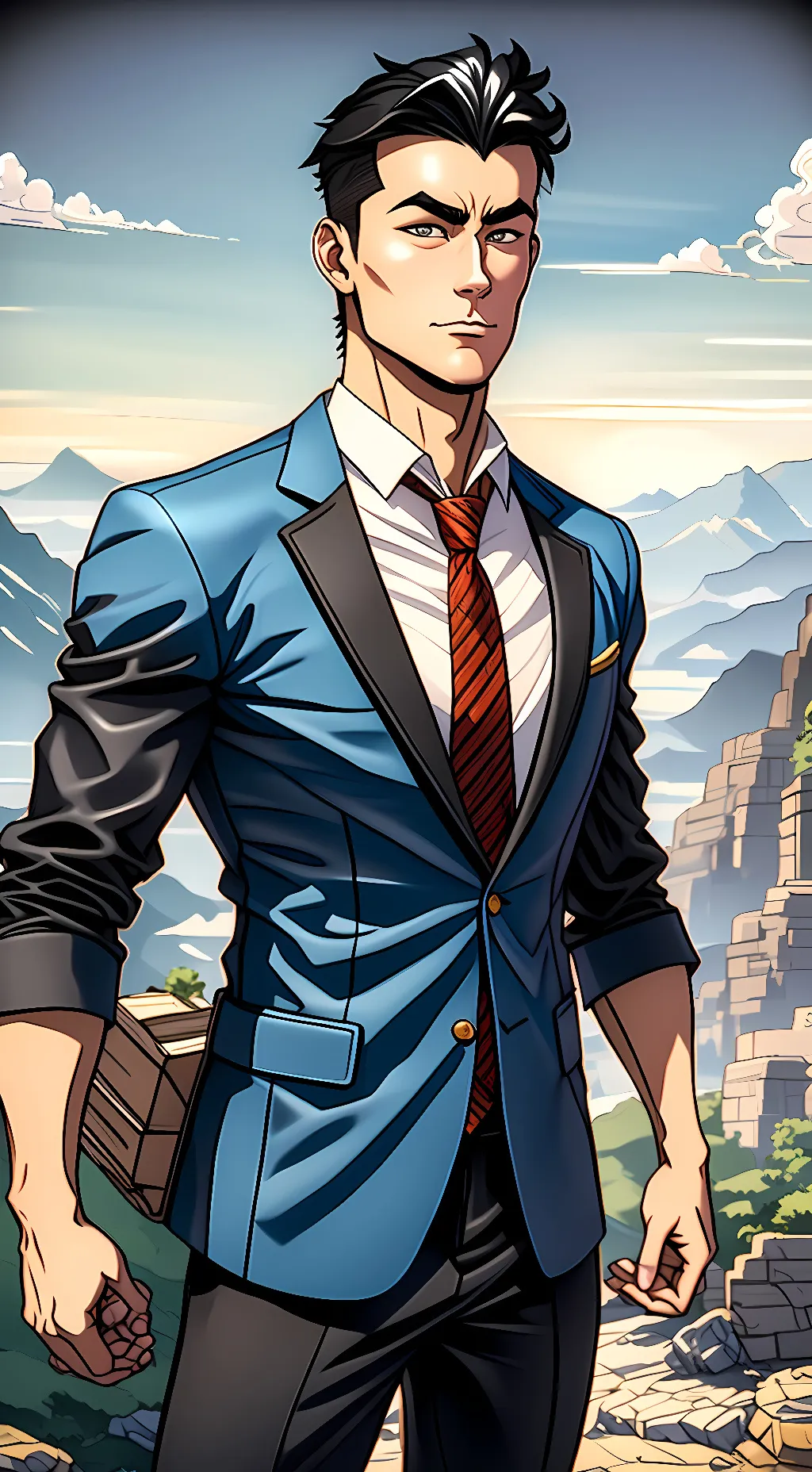 ai character: Mark Grayson  background