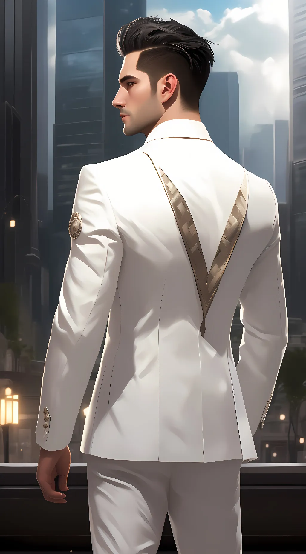 ai character: Metroman  background