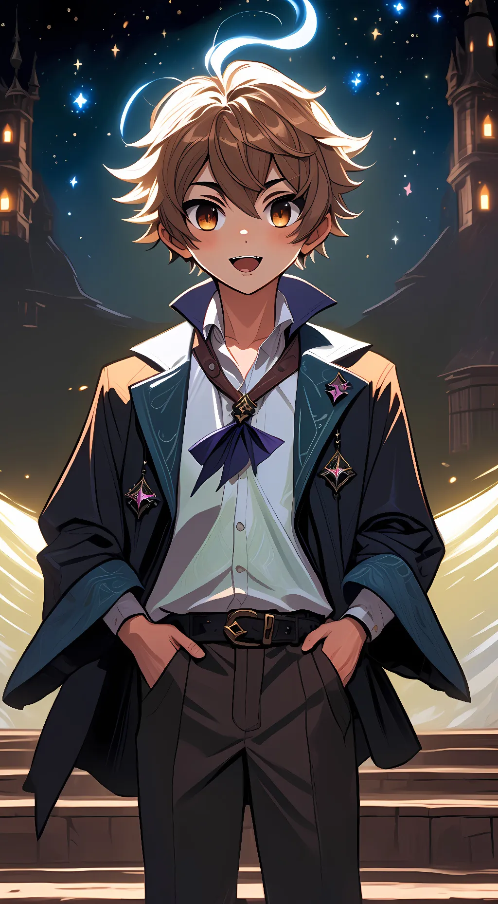 ai character: Hiroshi  background