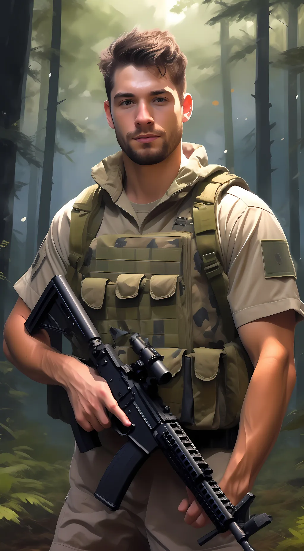 ai character: Allen Patton background